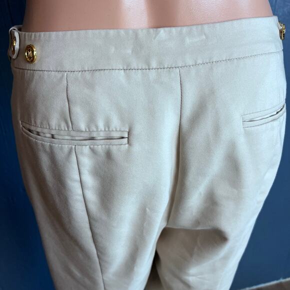 Calvin Klein “Highline” Dress Pants Size 8 Ankle Office Work Minimalist Neutral - Picture 4 of 5